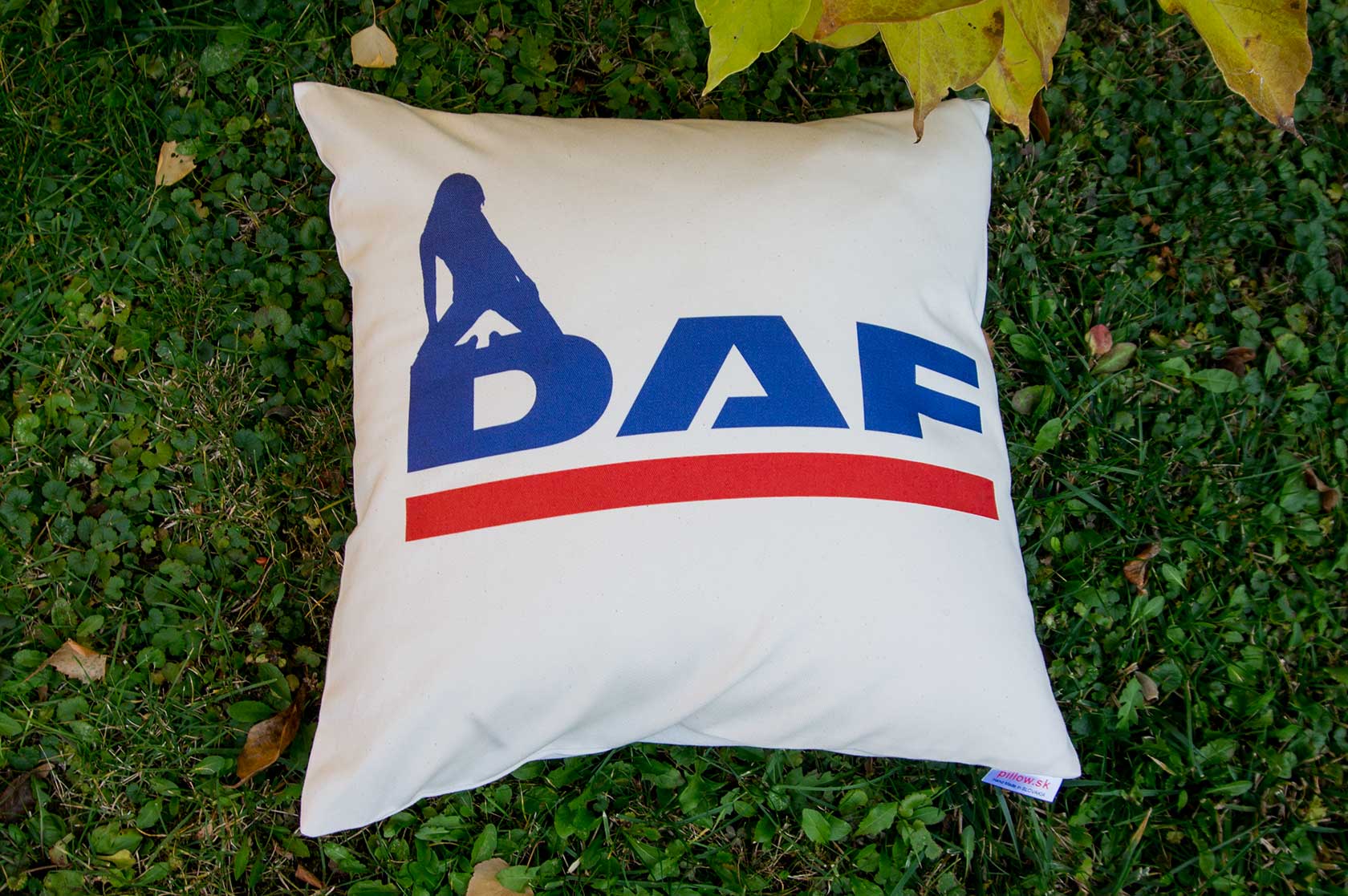 Vankúš s logom DAF pre truckera