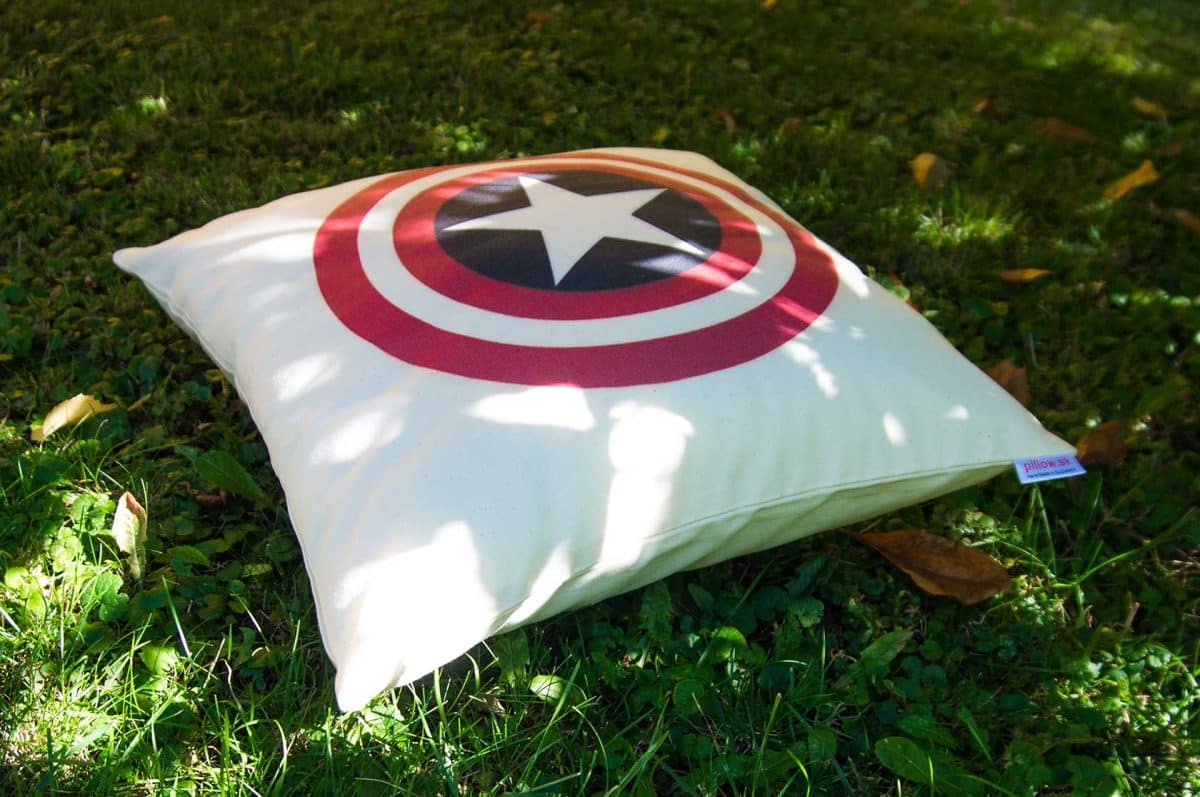Vankúš Captain America ušitý z kvalitnej bavlny