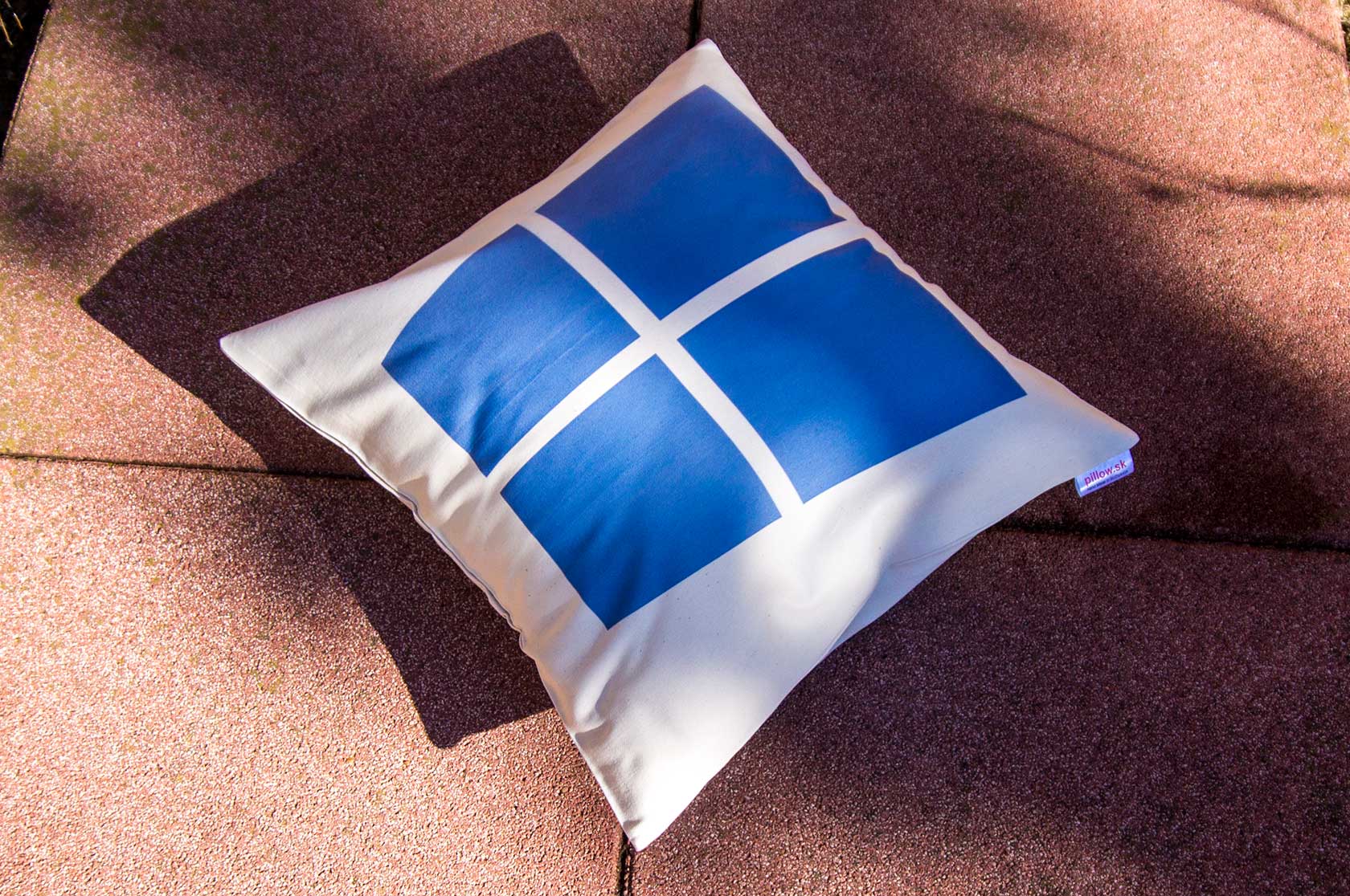 Bavlnený vankúš s logom operačného systému Windows