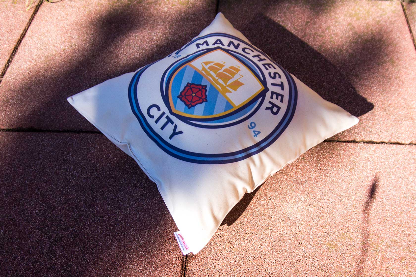 Prémiový vankúš s logom klubu Manchester City