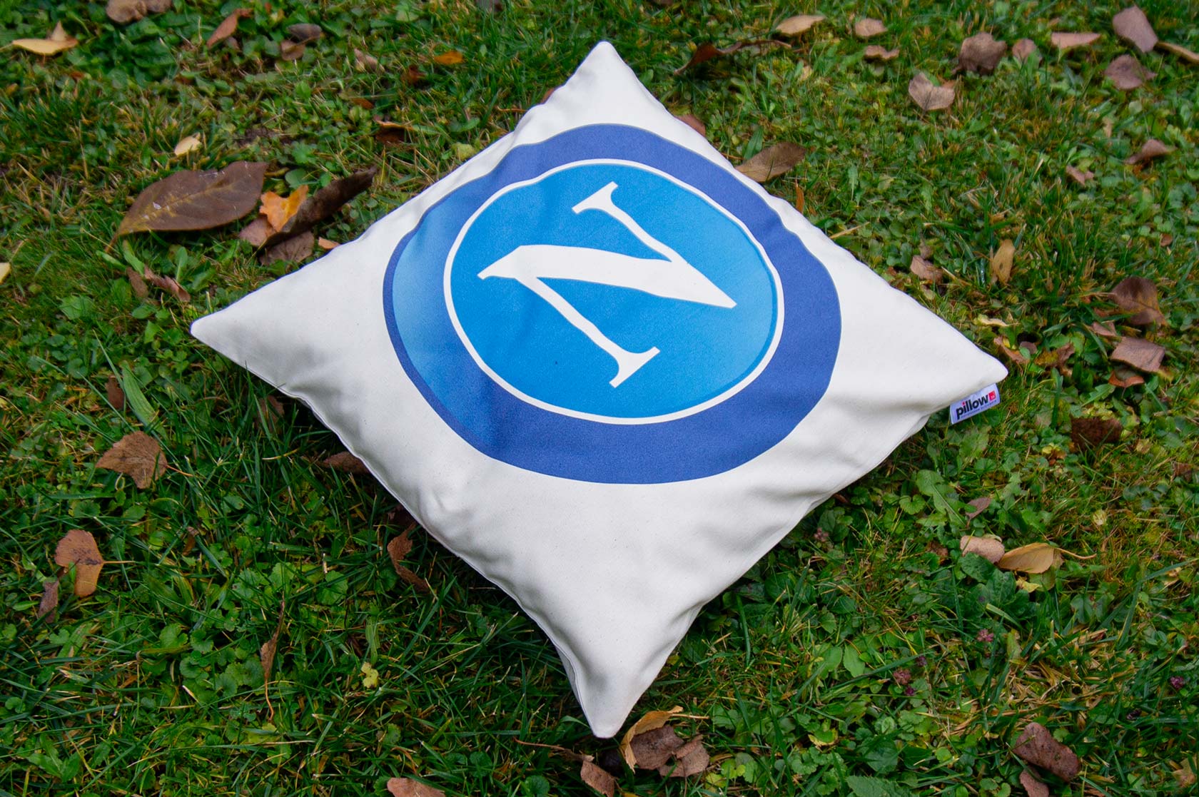 SSC Neapol futbalový darček, tlačené logo na bavlnenom vankúšiku