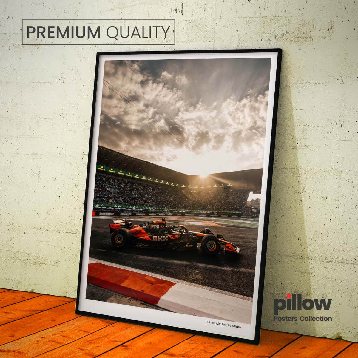 Nová séria plagátov McLaren MCL39 – ikonický monopost sezóny 2025 v exkluzívnom dizajne pre pravých fanúšikov pretekov F1.