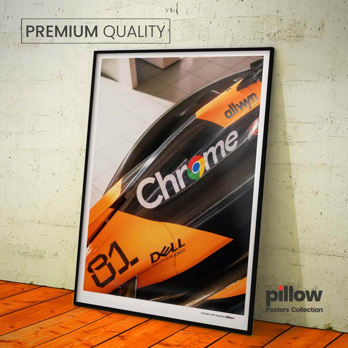 Nová séria plagátov McLaren MCL39 – ikonický monopost sezóny 2025 v exkluzívnom dizajne pre pravých fanúšikov pretekov F1.