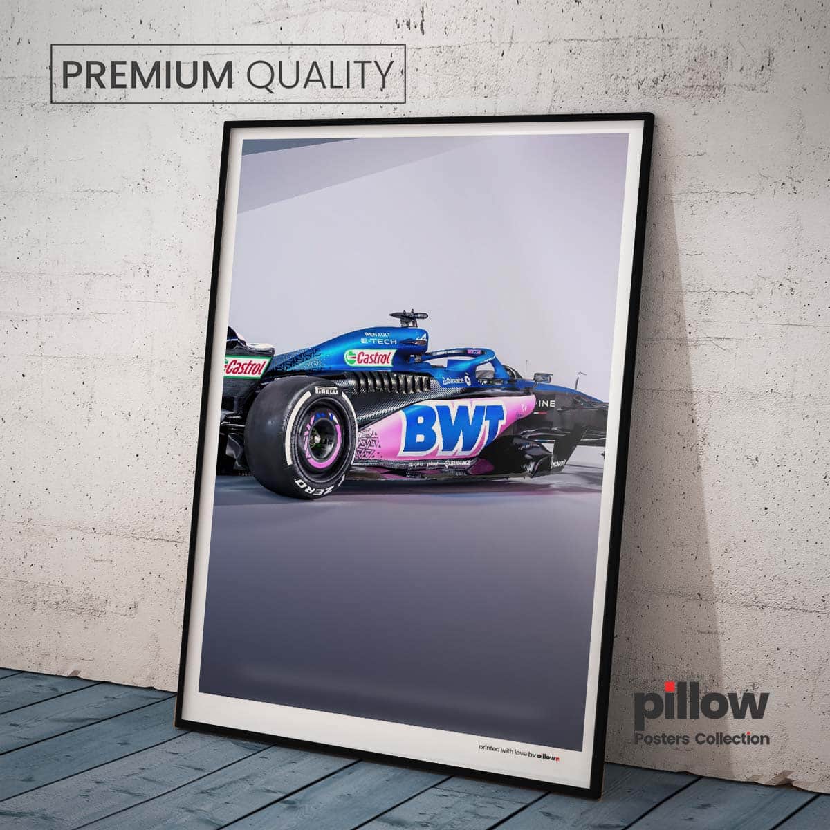 Alpine F1 Team 2025 Plagát – Oficiálny Dizajn Sezóny.