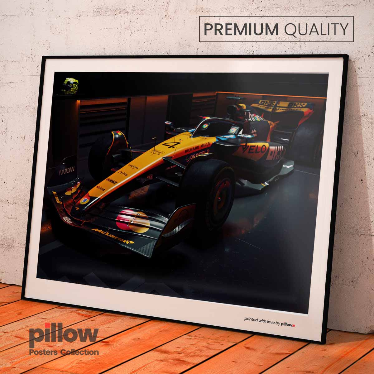 Dynamické plagáty Lando Norris v McLaren F1 – novinka sezóny 2025 pre každého fanúšika Formuly 1 a tímu McLaren.