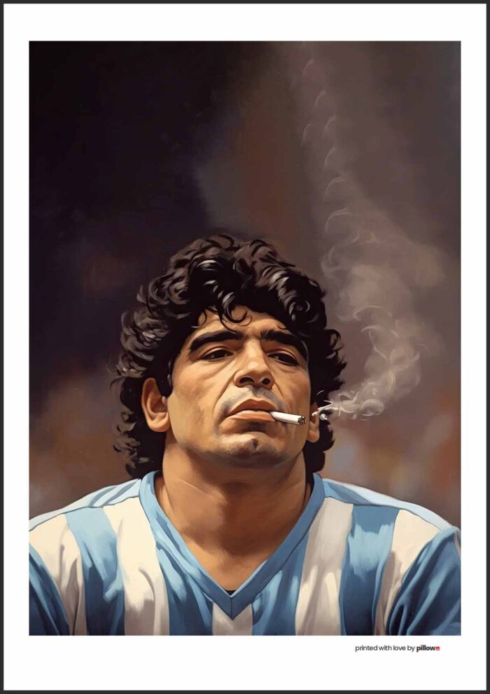 Výhodná cena na zberateľské plagáty Diego Maradona. Ozdobte svoju stenu legendou futbalu. Skvelá voľba pre zberateľov.