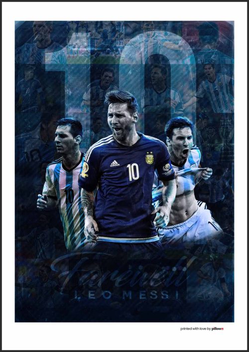 Detailný portrét Lionela Messiho v reprezentačnom drese Argentíny