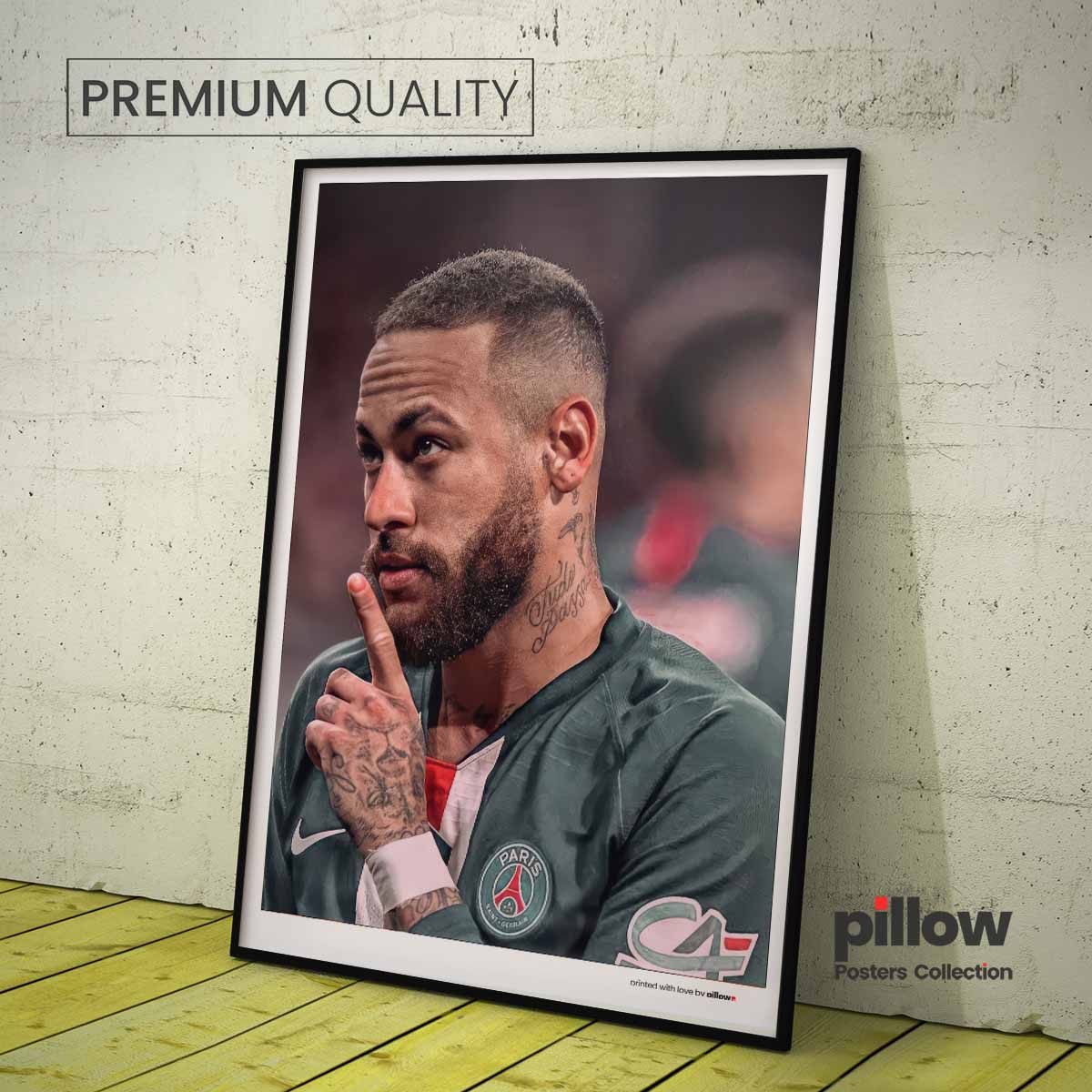 Plagát Neymar vo vysokej kvalite, dostupný v rôznych veľkostiach, s možnosťou rámovania – ideálny doplnok pre fanúšika.