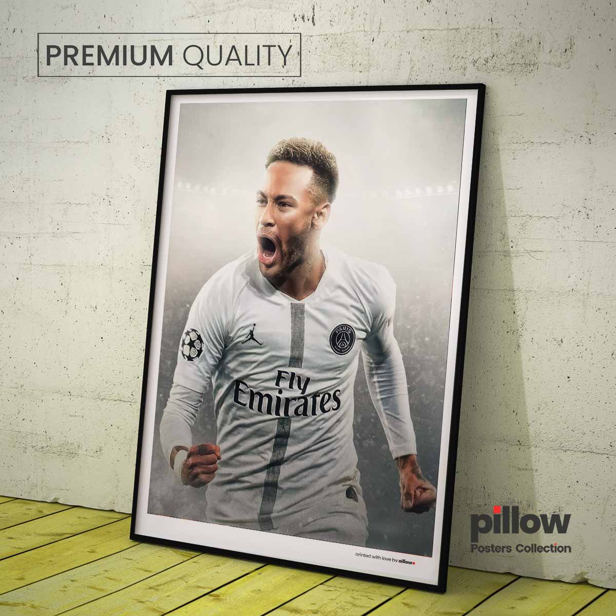 Plagát Neymar vo vysokej kvalite, dostupný v rôznych veľkostiach, s možnosťou rámovania – ideálny doplnok pre fanúšika.
