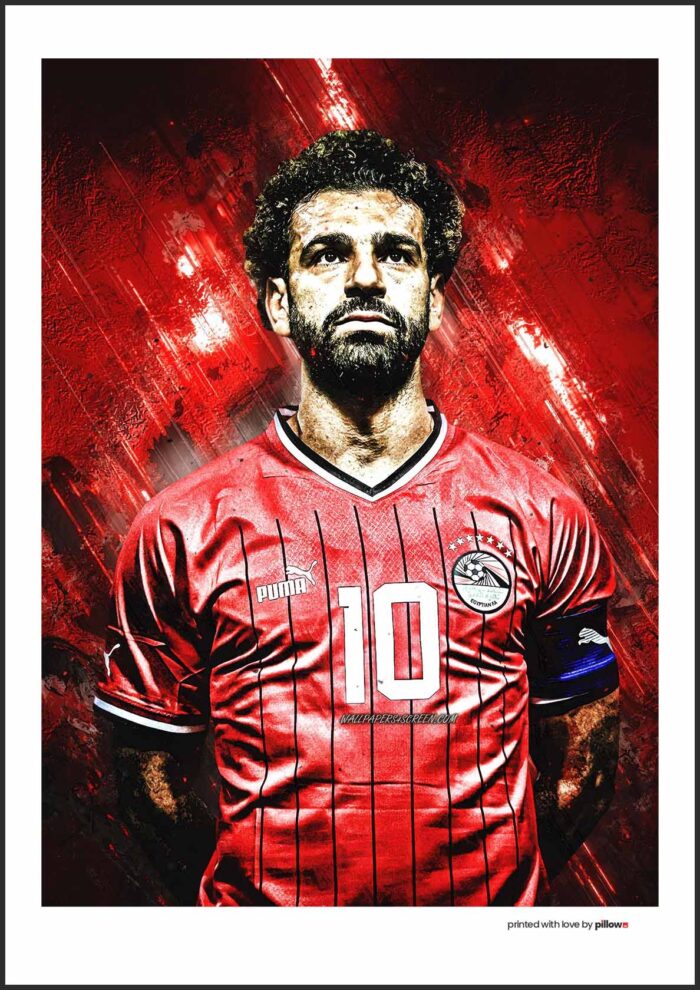 Plagát Mohamed Salah, detailný záber na tvár