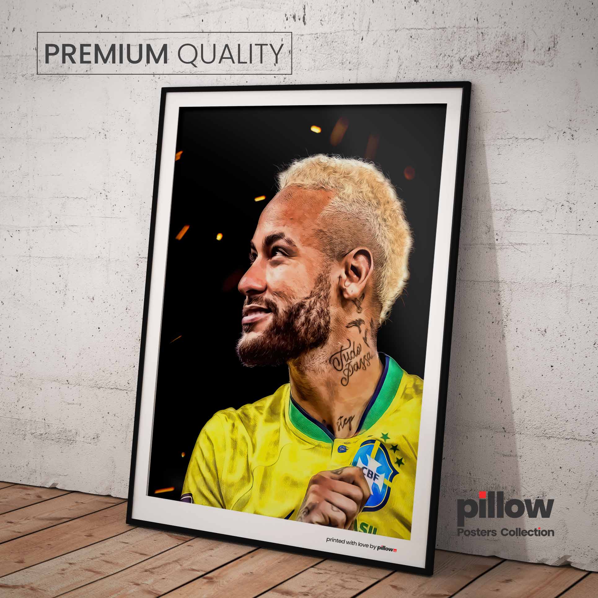 Poster Neymar Jr - 06 | Pillow.Sk