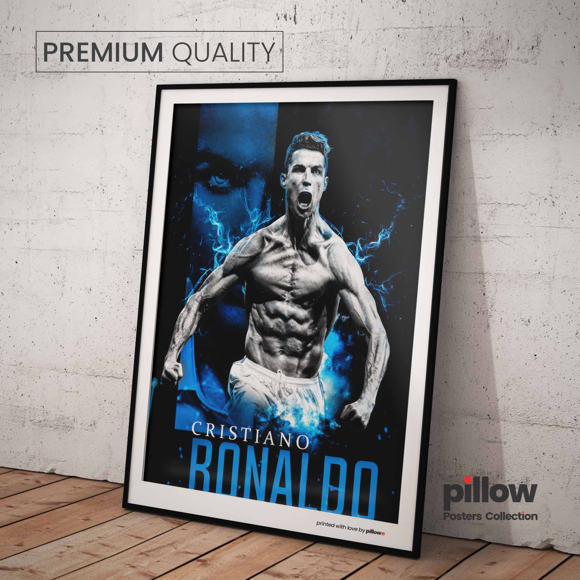 Poster Cristiano Ronaldo - Futbalová Edícia - 09 | Pillow.Sk