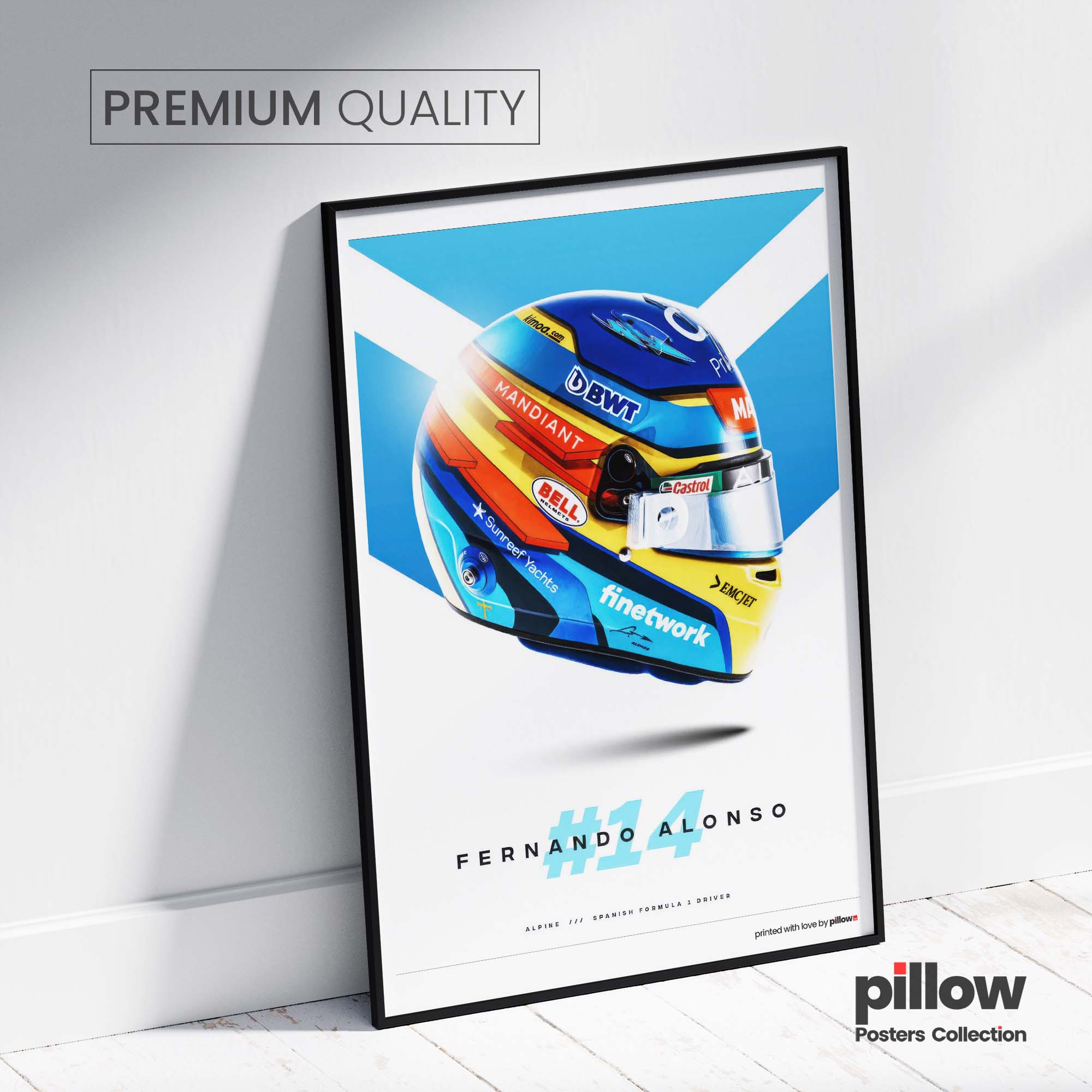 Poster Fernando Alonso - Edícia F1 - 7 | Pillow.Sk