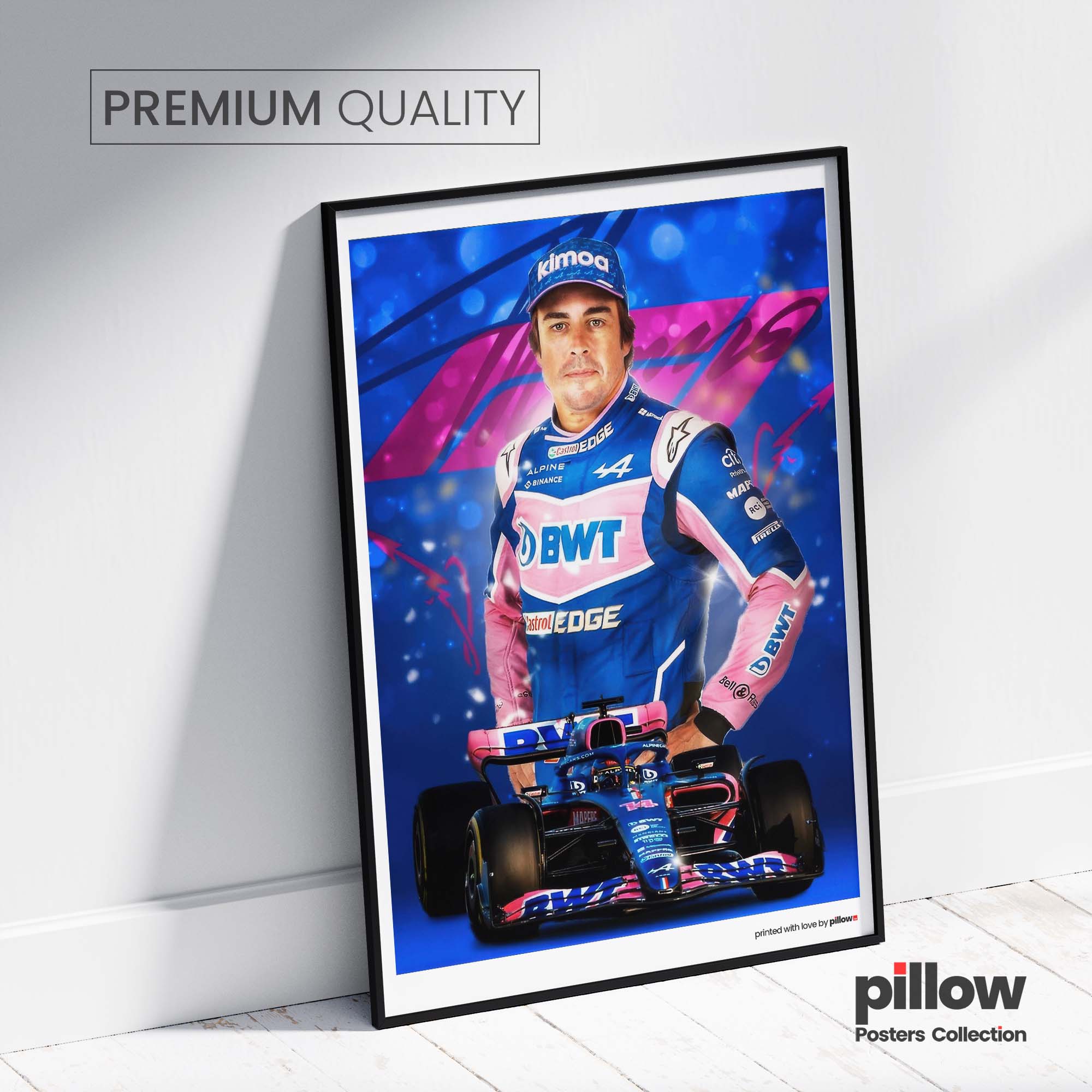 Poster Fernando Alonso - Edícia F1 - 8 | Pillow.Sk