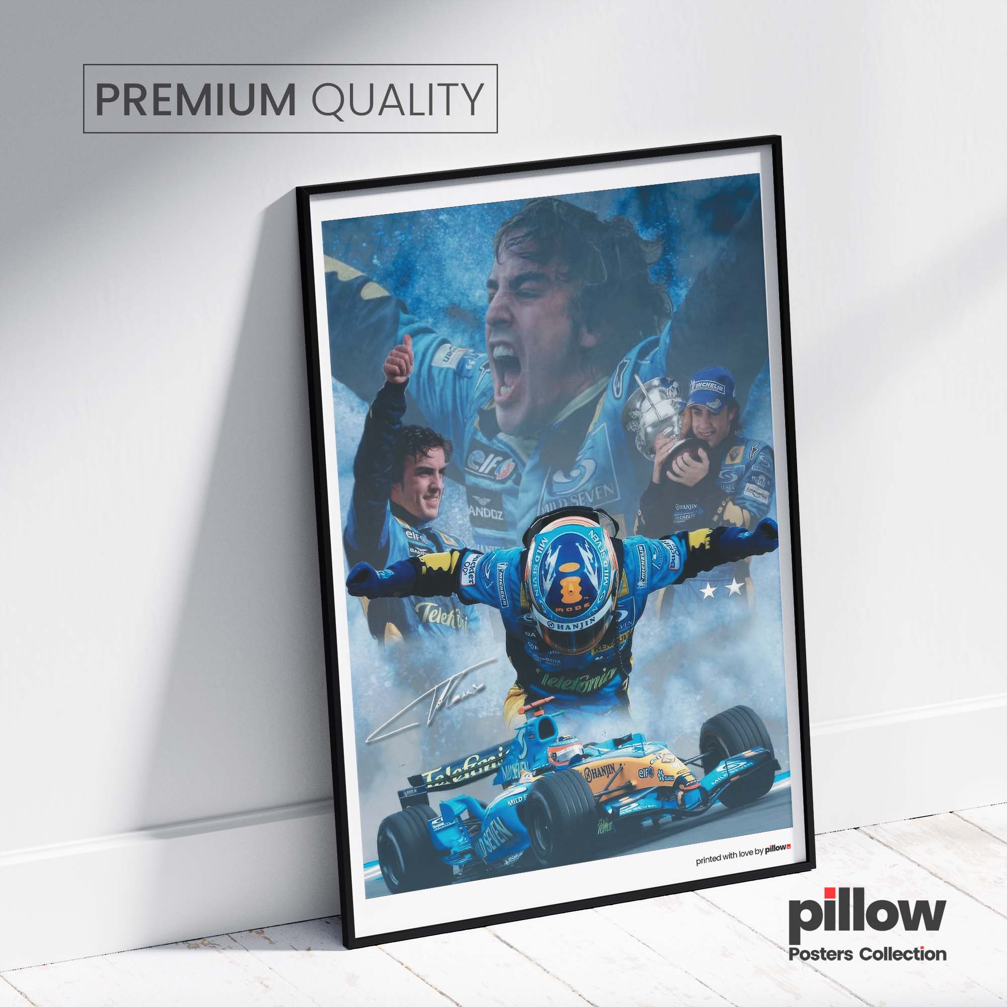 Poster Fernando Alonso - Edícia F1 - 9 | Pillow.Sk