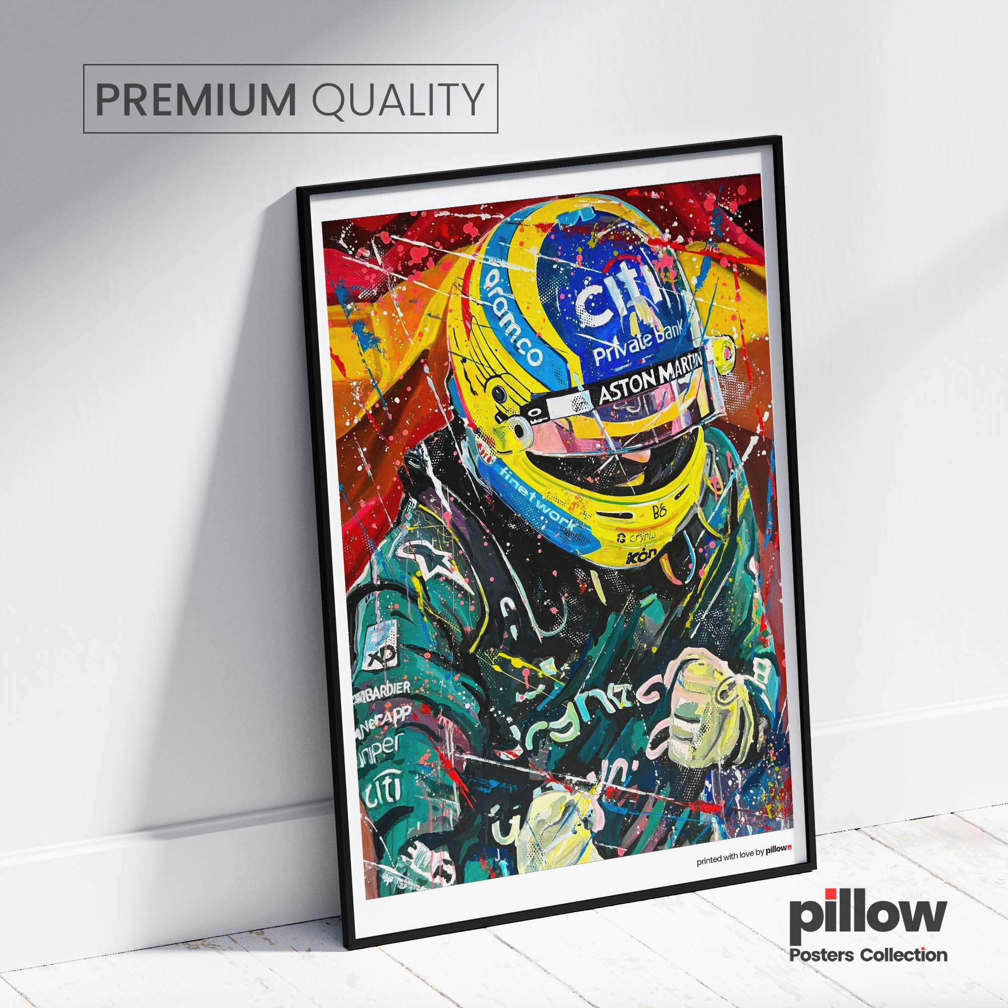 Poster Fernando Alonso - Edícia F1 - 10 | Pillow.Sk