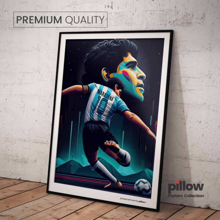 Poster Diego Maradona - Futbalová Edícia - 9 | Pillow.Sk