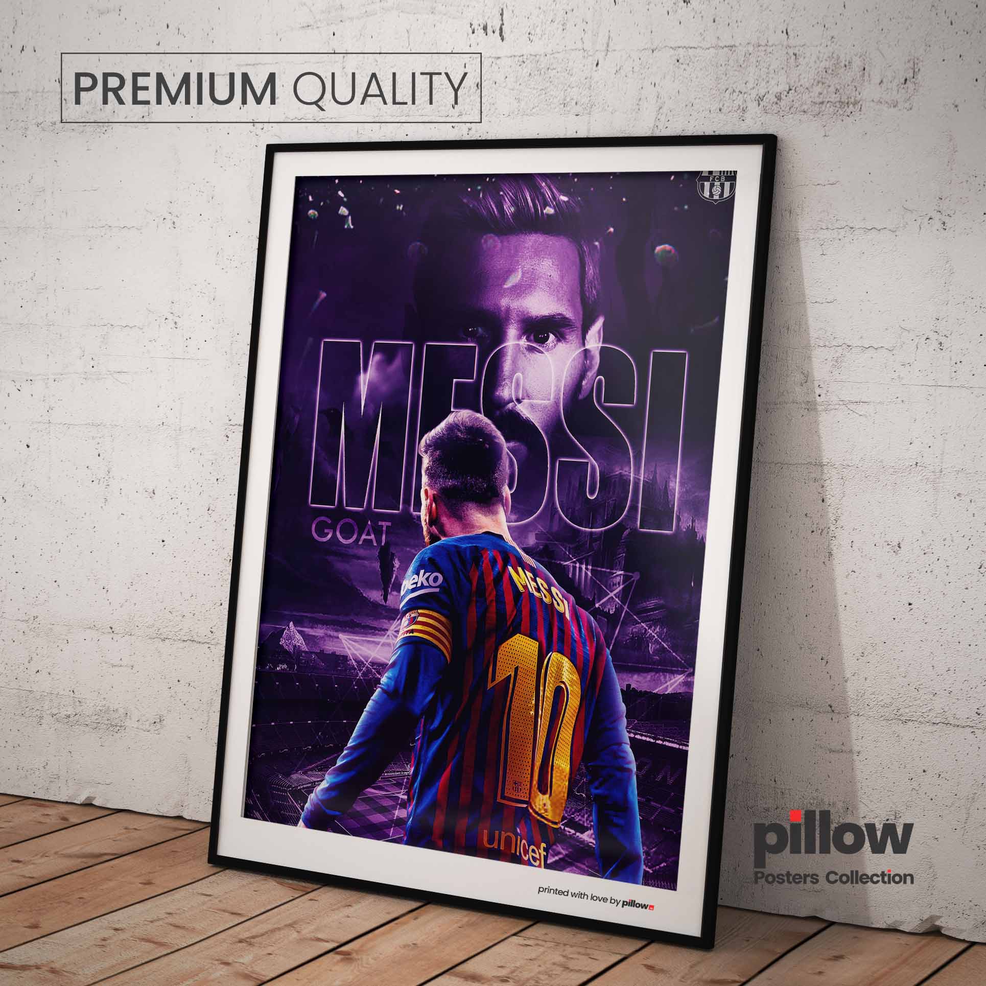 Poster Lionel Messi - Futbalová Edícia - 18 | Pillow.Sk