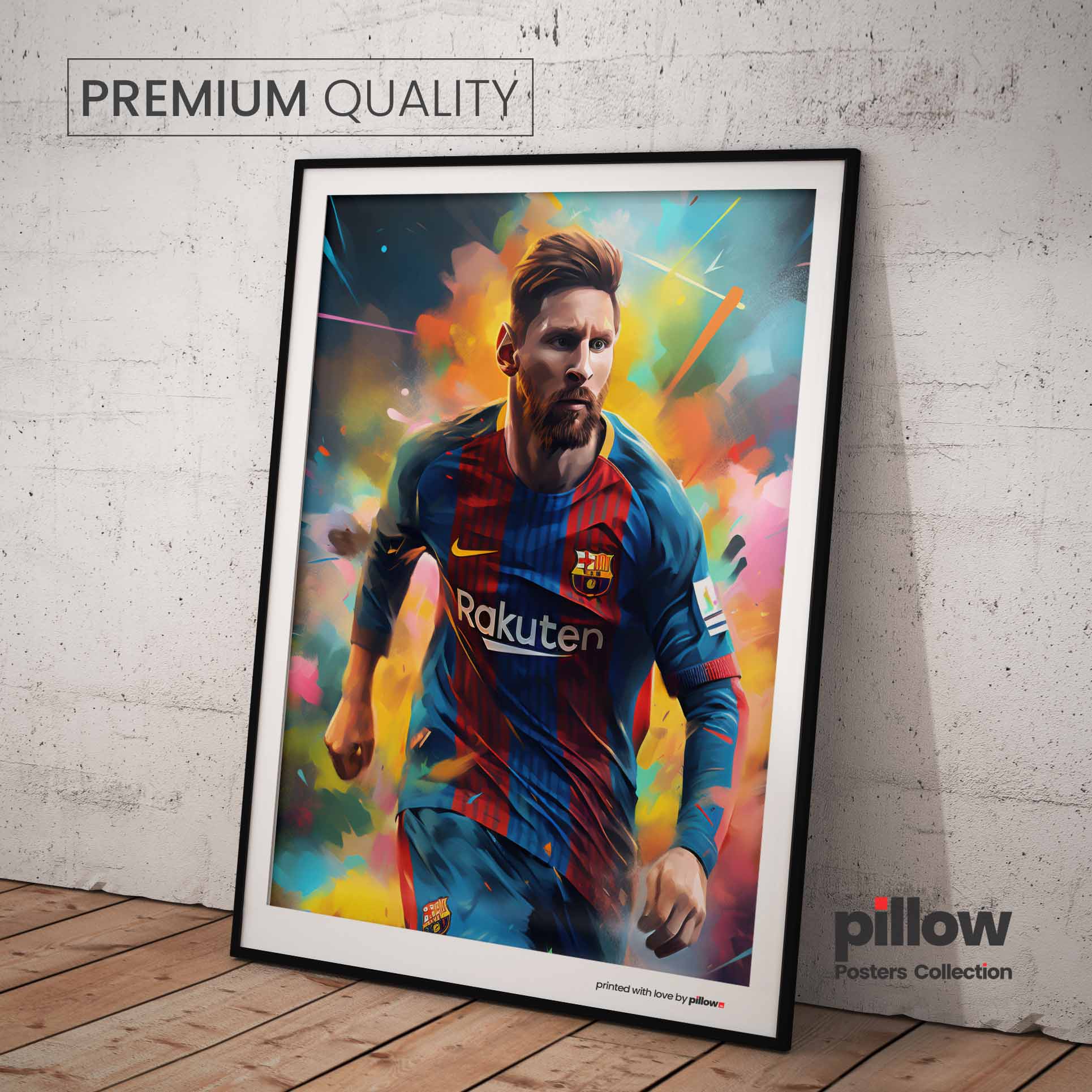 Poster Lionel Messi - Futbalová Edícia - 22 | Pillow.Sk