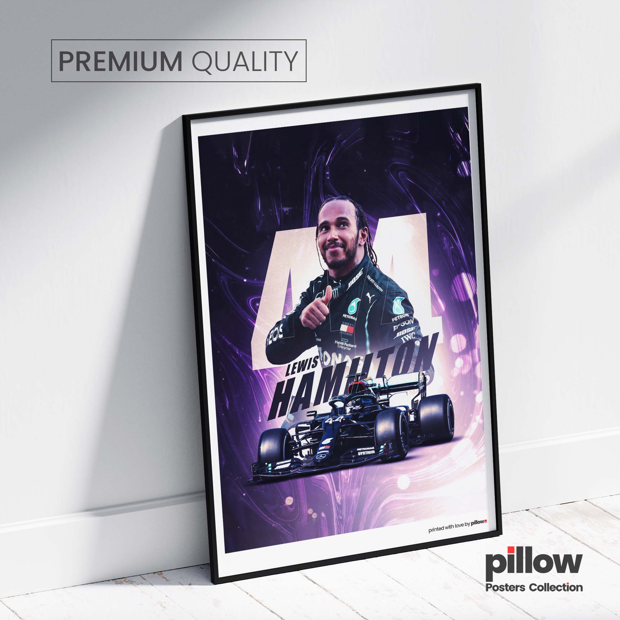 Poster Lewis Hamilton - Edícia F1 - 8 | Pillow.Sk
