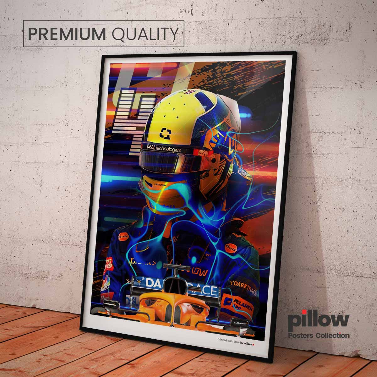 Plagát Lando Norris - Pilot Formuly 1 - Darček pre fanúšikov F1.