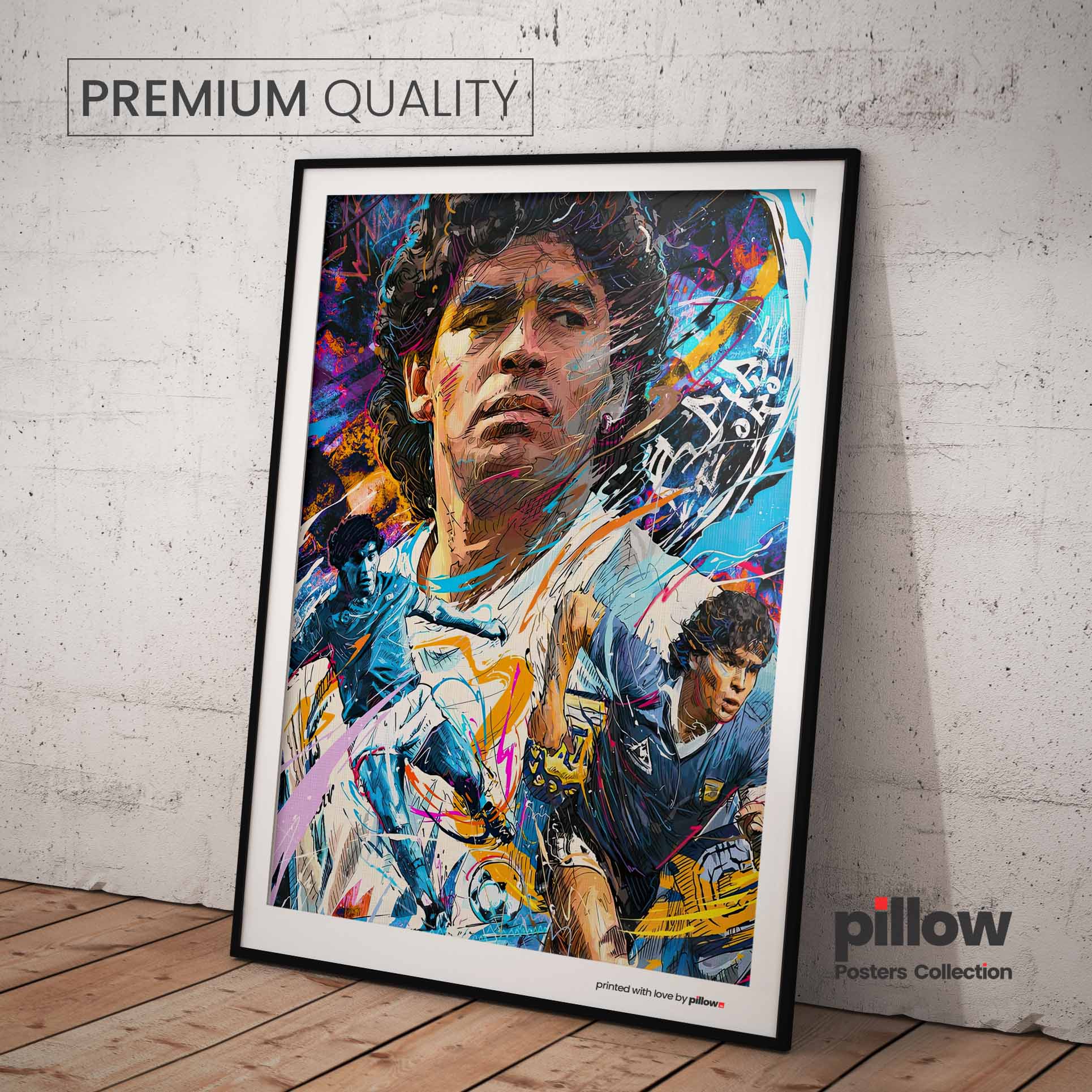Poster Diego Maradona - Futbalová Edícia - 10 | Pillow.Sk