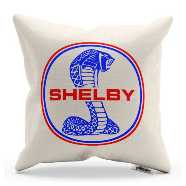 Vankúš s farebným logom automobilu Shelby
