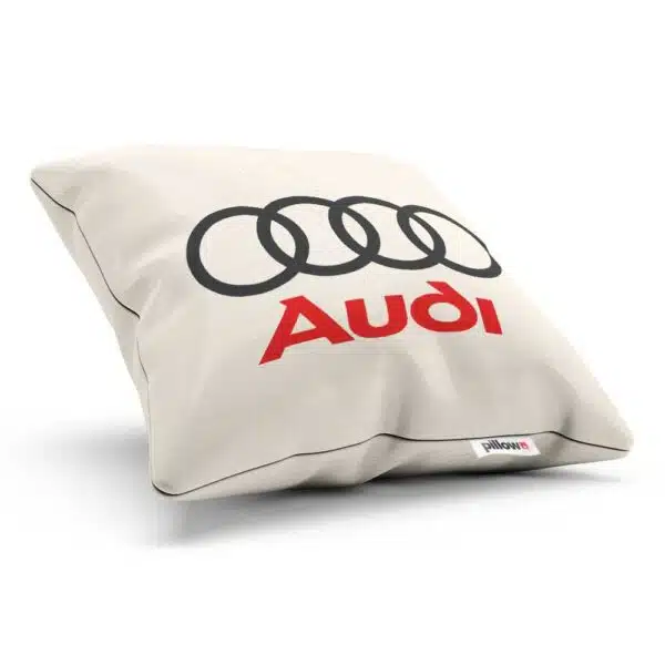 Vankúšik s logom automobilovej značky Audi