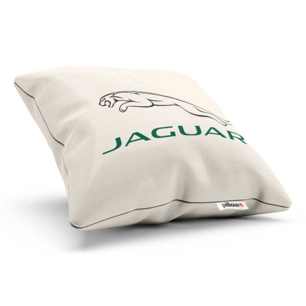 Vankúšik s logom automobilovej značky Jaguar