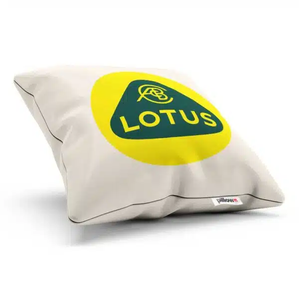 Vankúšik s logom automobilovej značky Lotus