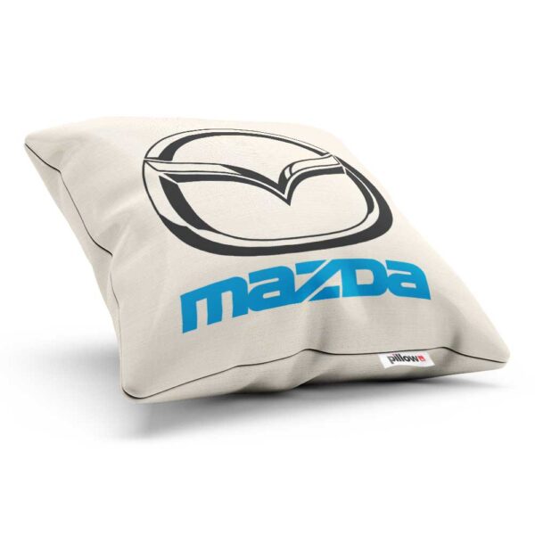 Vankúšik s logom automobilovej značky Mazda