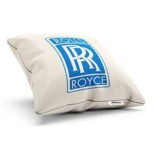 Vankúšik s logom automobilovej značky Rolls Royce