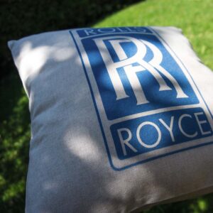 Vankúšik s logom automobilky Rolls Royce