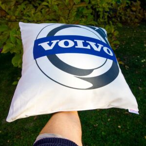 Bavlnený vankúš s tlačeným logom Volvo