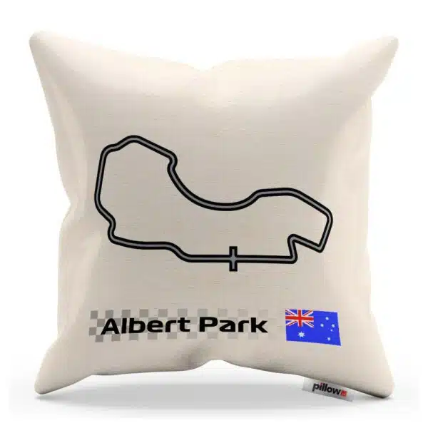 Vankúš Albert Park Circuit ideálny darček pre fanúšika Formula 1