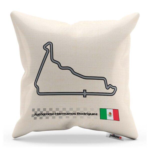 Vankúš Autódromo Hermanos Rodríguez ideálny darček pre fanúšika Formula 1