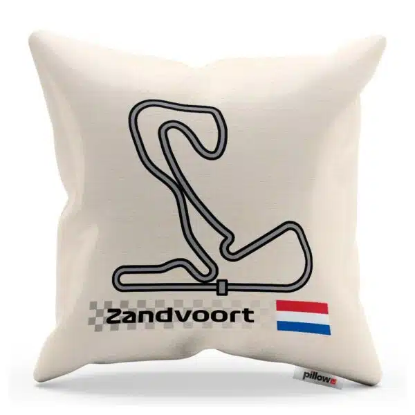 Vankúš Circuit Zandvoort ideálny darček pre fanúšika Formula 1