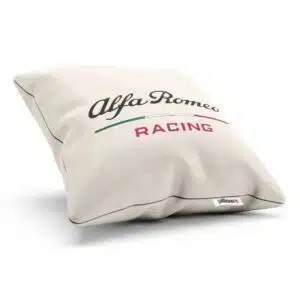 Vankúš s logom automobilového teamu Alfa Romeo Racing