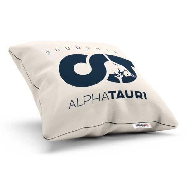 Vankúš s logom teamu Scuderia AlphaTauri z F1