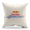 Vankúš s logom pretekárskeho teamu Red Bull Racing