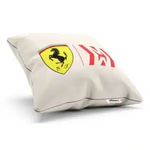 Bavlnený vankúš s logom teamu Scuderia Ferrari