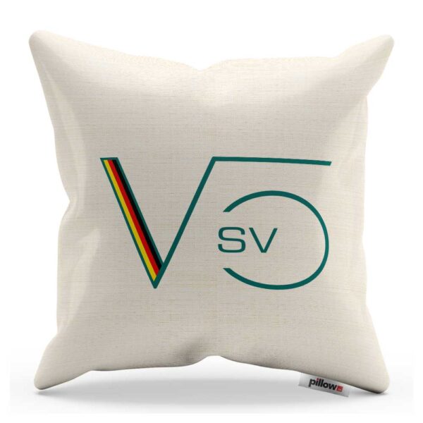 Vankúš Sebastian Vettel - Zelený s vlajkou