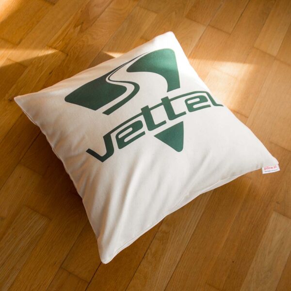Vankúš s logom Sebastian Vettel - Zelený