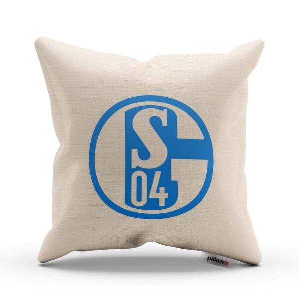 Vankúš Schalke 04 s logom futbalového klubu