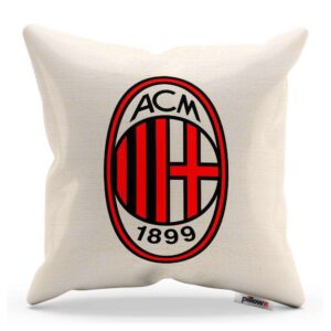 Vankúš s logom AC Miláno z Talianskej Serie A