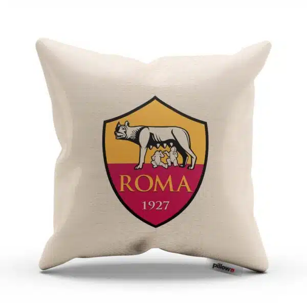 Vankúš s logom AS Rím z Talianskej Serie A