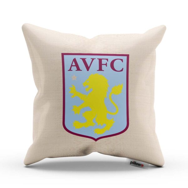 Vankúš Aston Villa s logom futbalového klubu