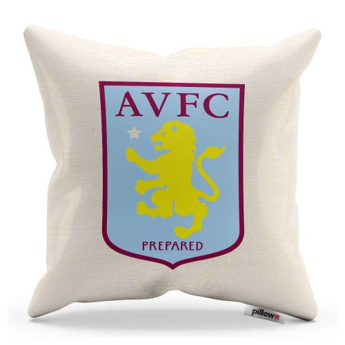 Vankúš Aston Villa s logom futbalového klubu