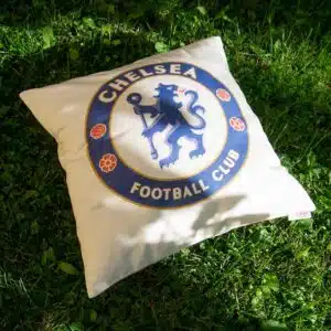 Originál vankúš s logom futbalového klubu FC Chelsea
