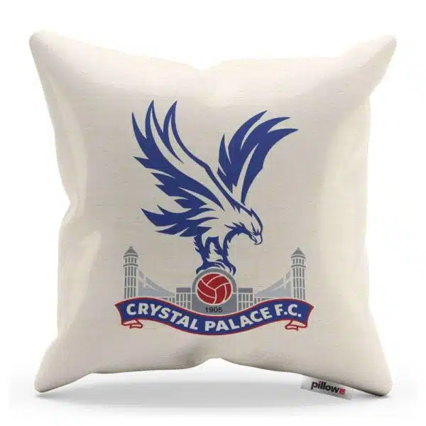 Vankúš Crystal Palace s logom futbalového klubu z Premier League